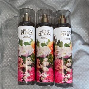 3 pcs Bath and body works mists